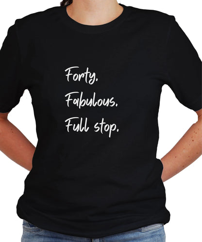 40th Birthday T-Shirt, Fortieth Tee, 40 Gift, Milestone Birthday Shirt